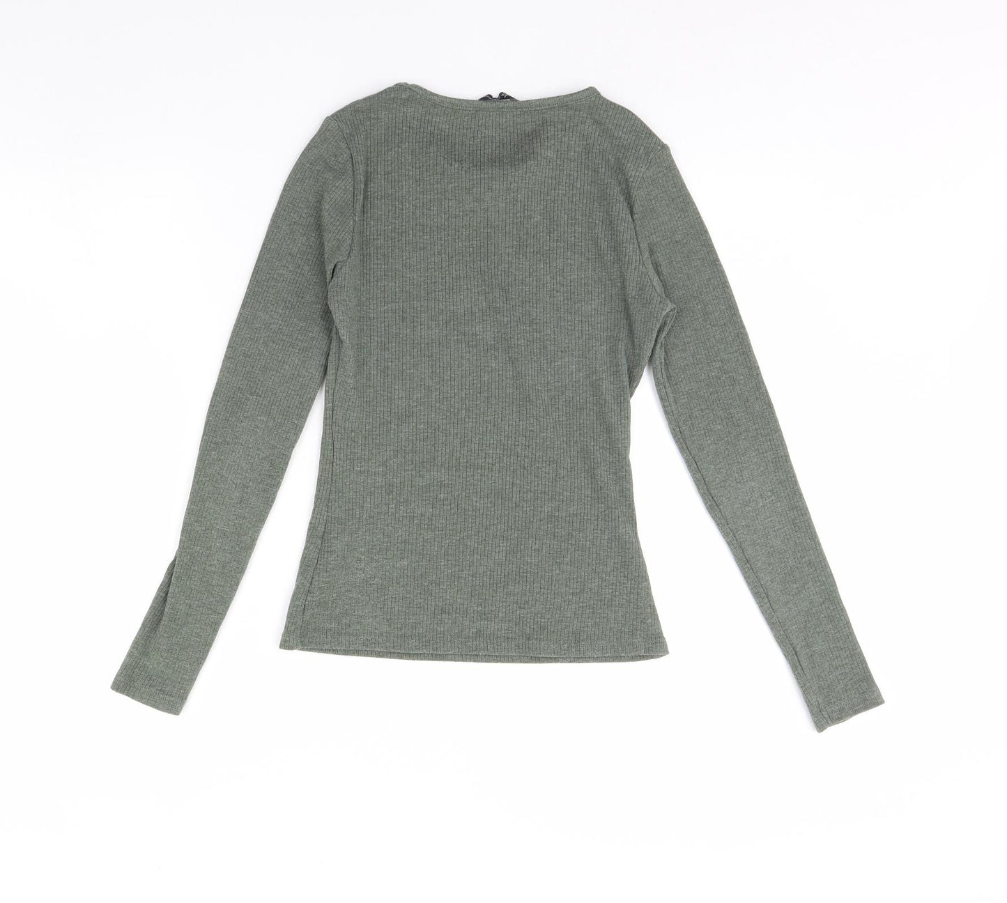 Candy Couture Girls Green   Basic T-Shirt Size 14 Years