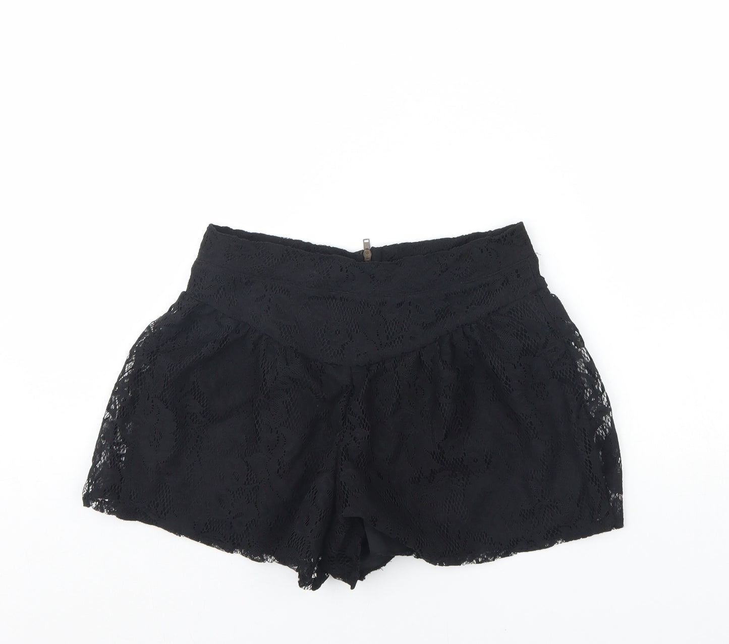 Bershka Womens Black   Cut-Off Shorts Size M