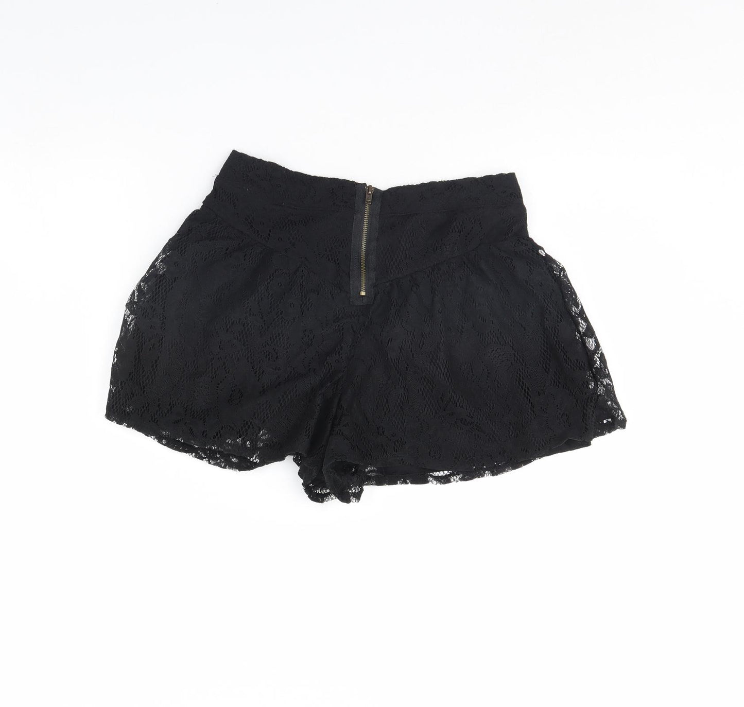 Bershka Womens Black   Cut-Off Shorts Size M