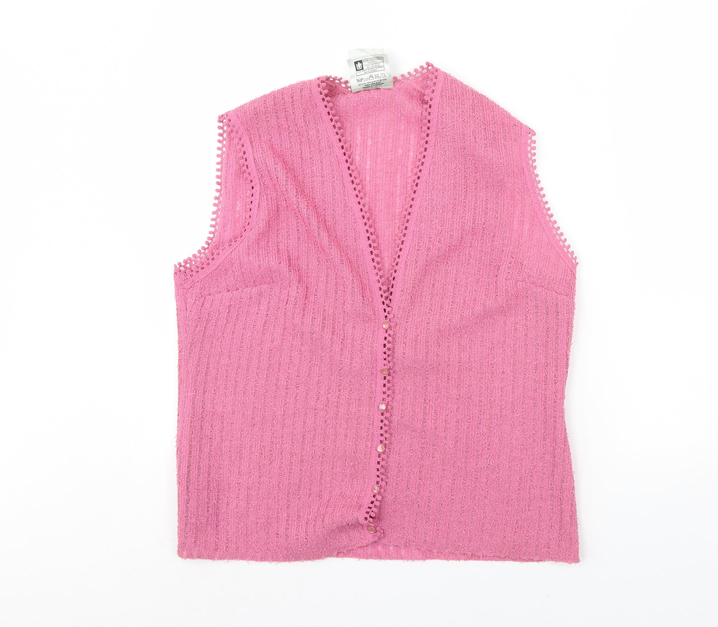 Link Womens Pink   Gilet Jacket Size 16