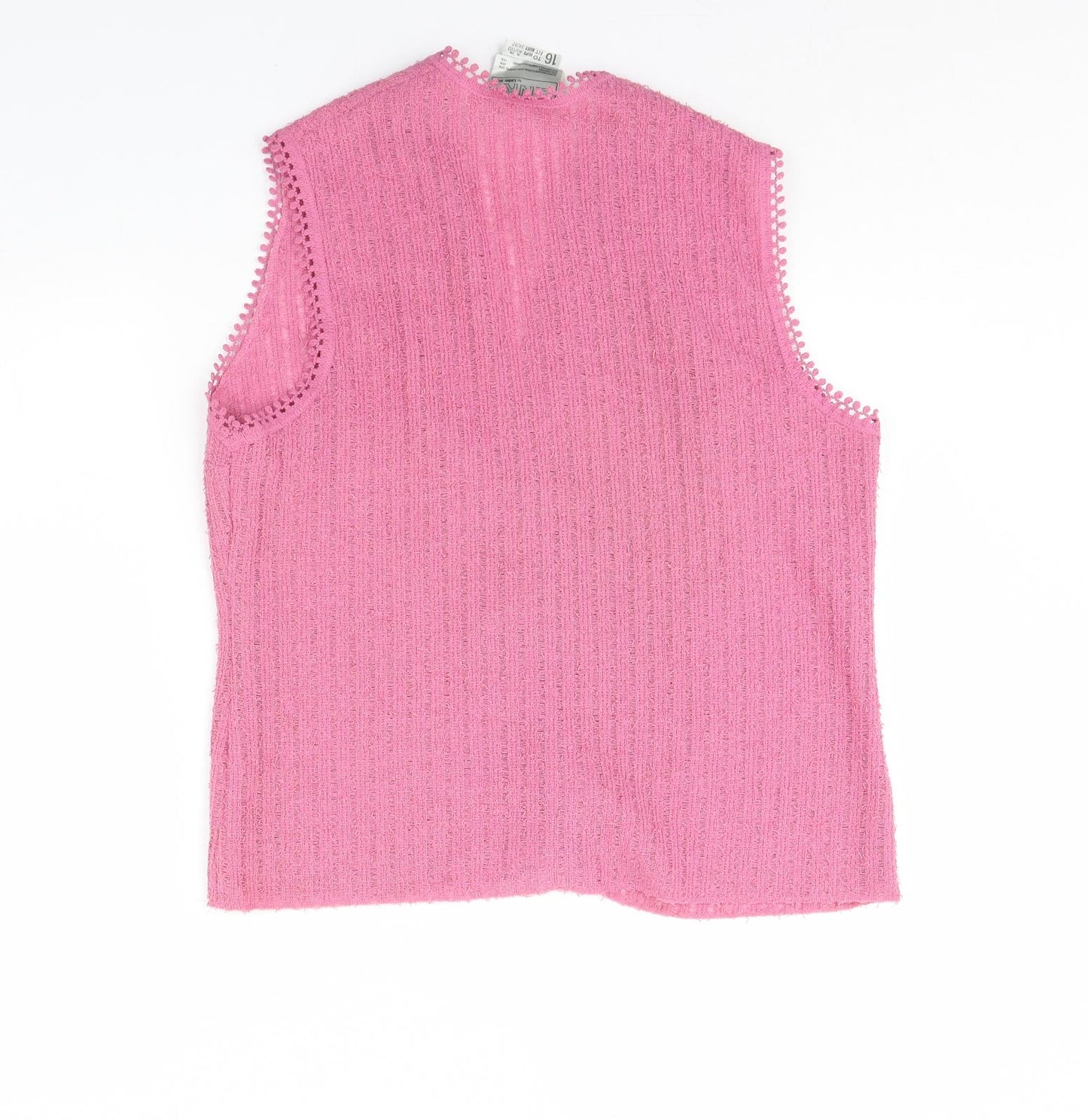 Link Womens Pink   Gilet Jacket Size 16