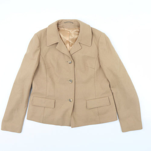 Seigel Womens Beige   Jacket Blazer Size S