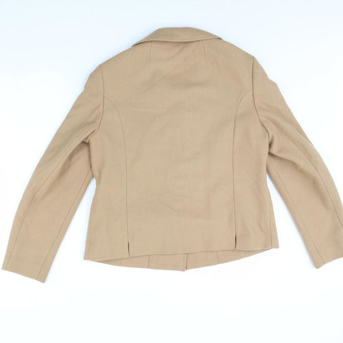 Seigel Womens Beige   Jacket Blazer Size S
