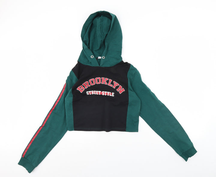 Select Womens Green Pullover Hoodie Size 12 - Brooklyn