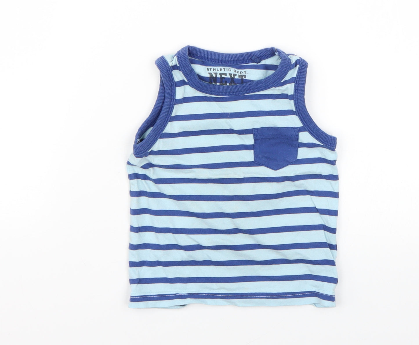 NEXT  Blue Striped  Basic T-Shirt Size 12-18 Months