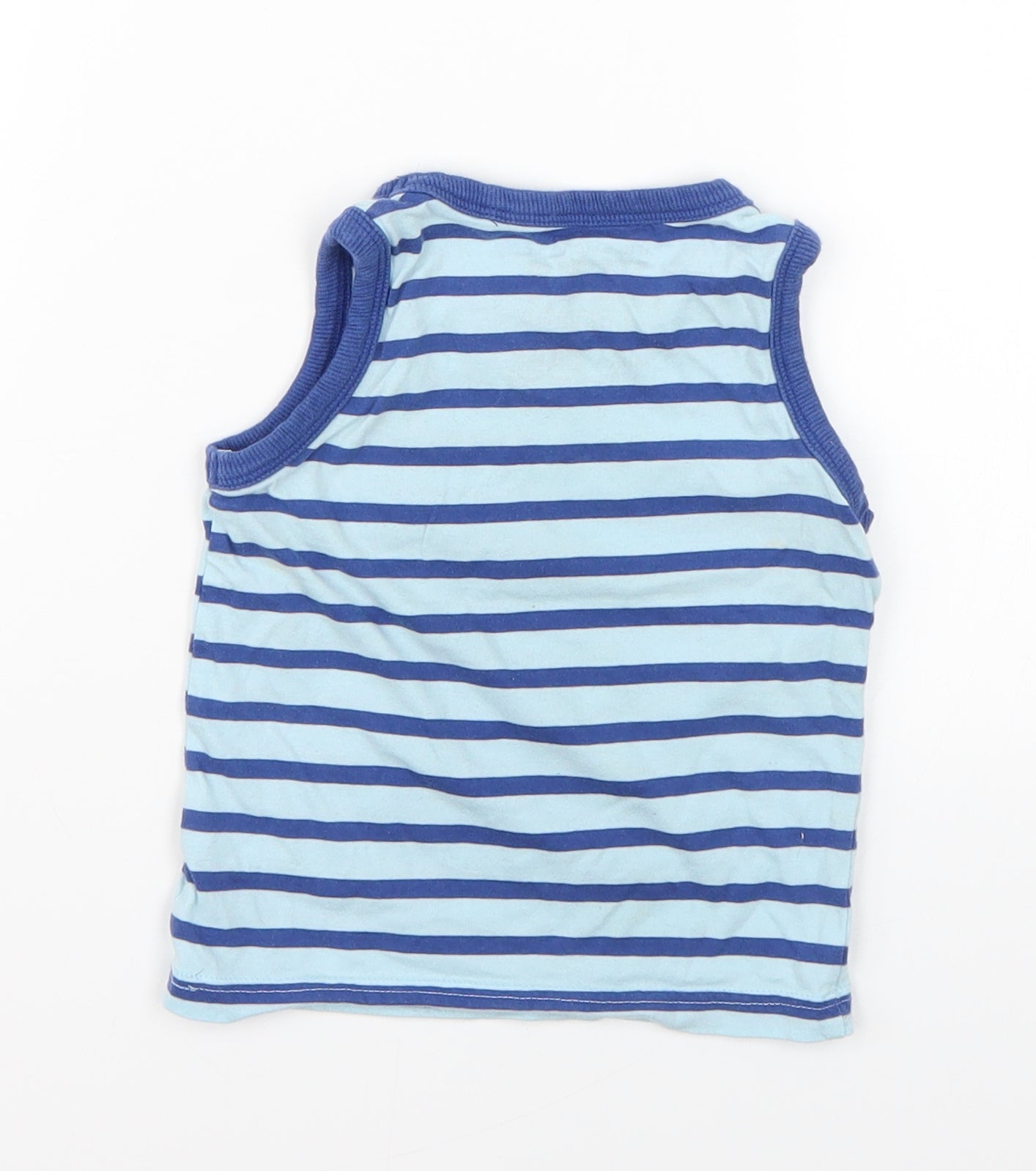 NEXT  Blue Striped  Basic T-Shirt Size 12-18 Months