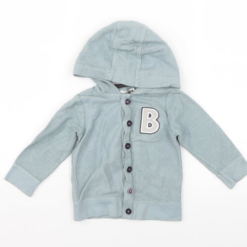Ladybird Baby Green Geometric Knit Cardigan Jumper Size 12-18 Months
