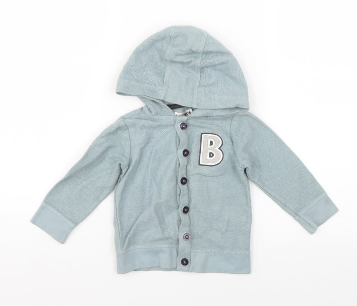 Ladybird Baby Green Geometric Knit Cardigan Jumper Size 12-18 Months