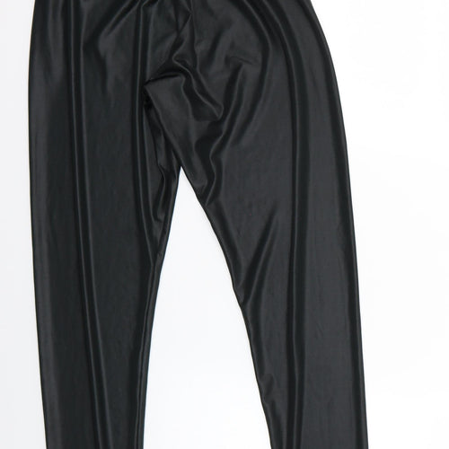 South Womens Black   Cropped Leggings Size 14 L24 in
