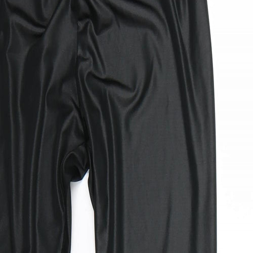 South Womens Black   Cropped Leggings Size 14 L24 in