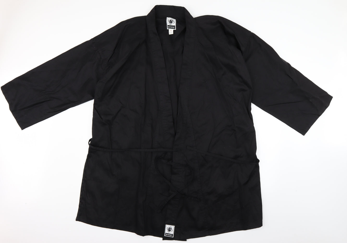 bytomic Mens Black   Overcoat Jacket Size L