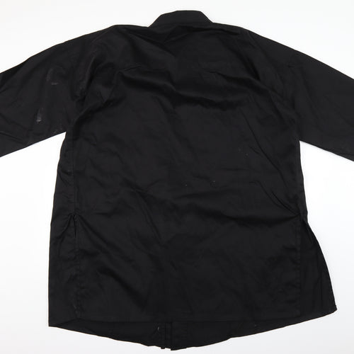 bytomic Mens Black   Overcoat Jacket Size L