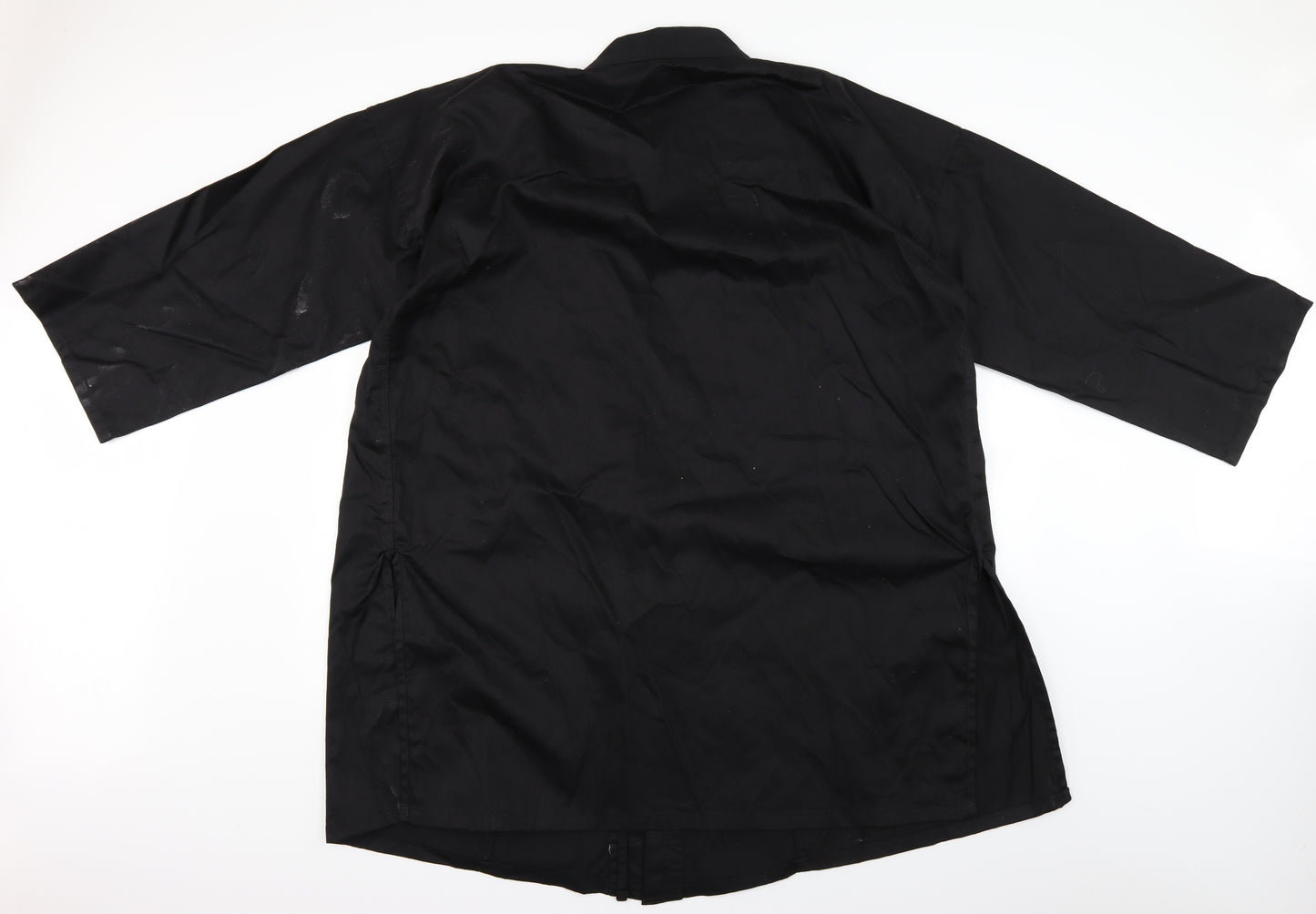 bytomic Mens Black   Overcoat Jacket Size L