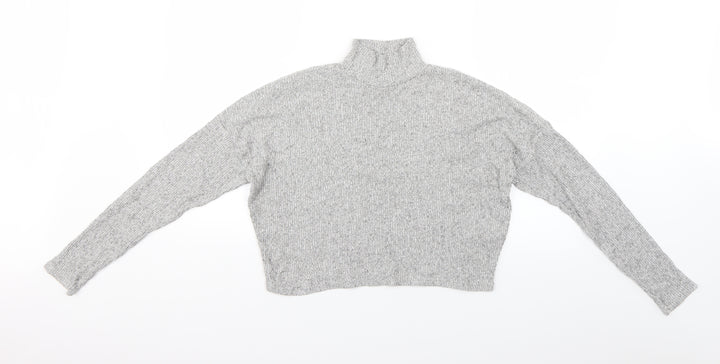 Topshop Womens Grey   Basic Blouse Size 6