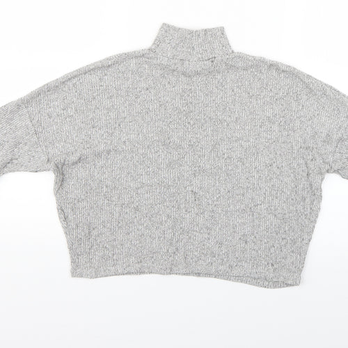 Topshop Womens Grey   Basic Blouse Size 6