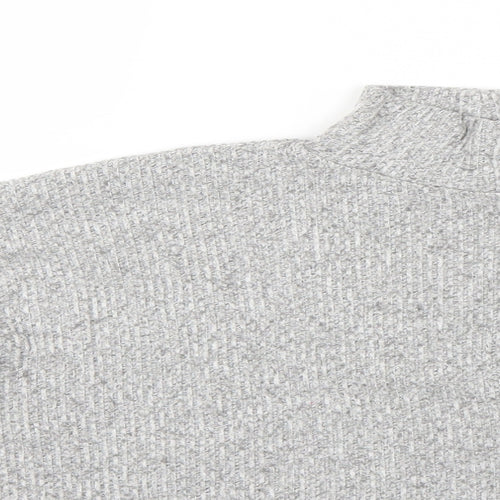 Topshop Womens Grey   Basic Blouse Size 6