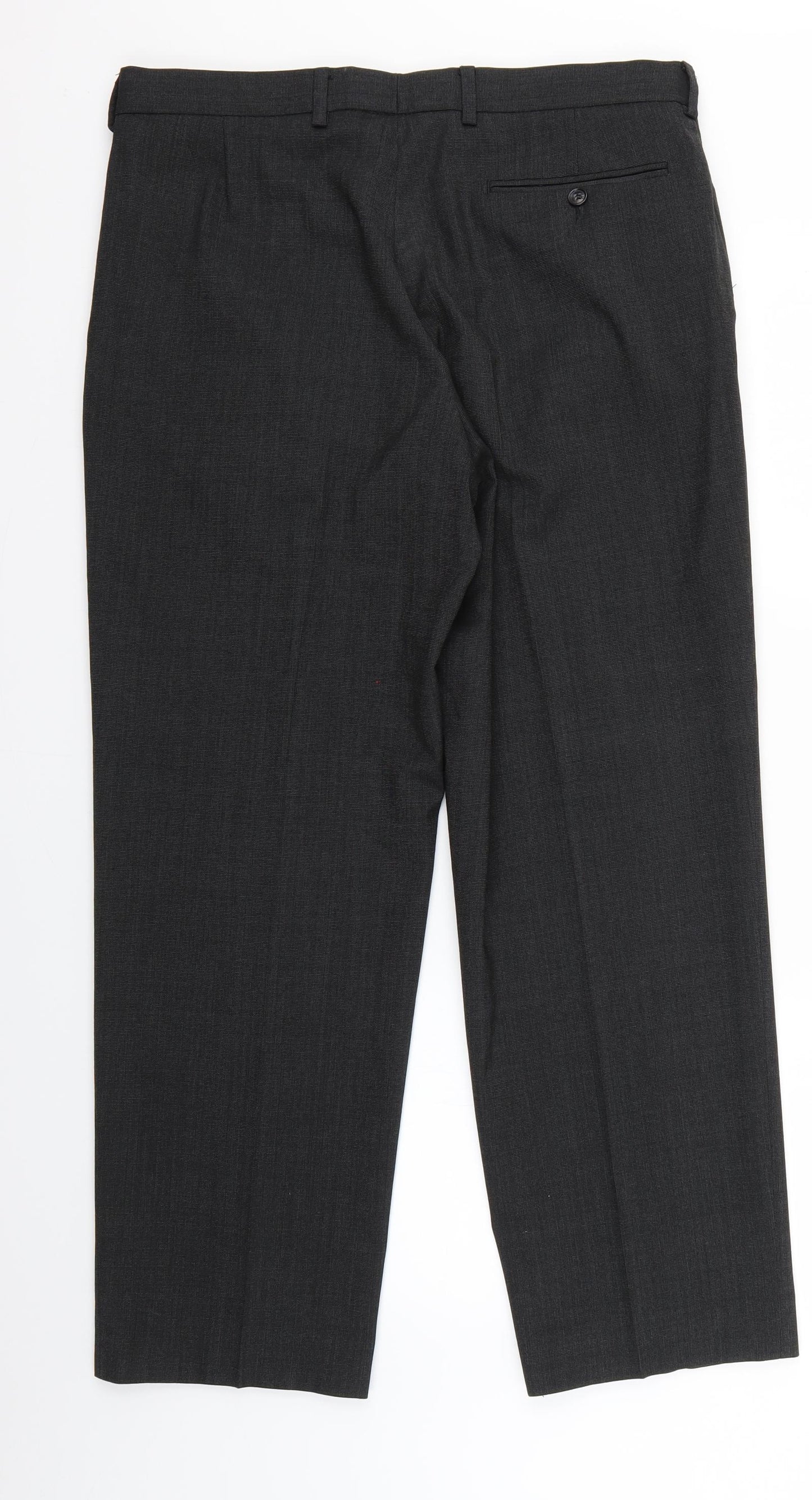 Marks & Spencer Mens Grey   Chino Trousers Size 34 L27 in