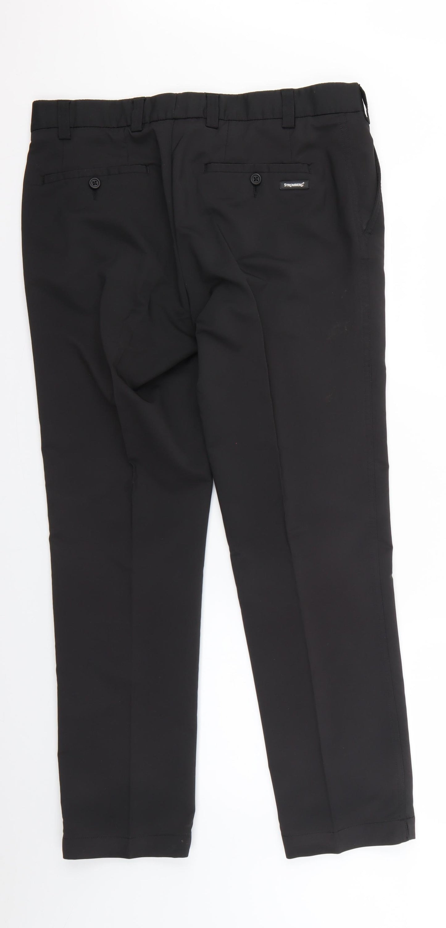 stromberg Mens Black   Chino Trousers Size 34 L29 in