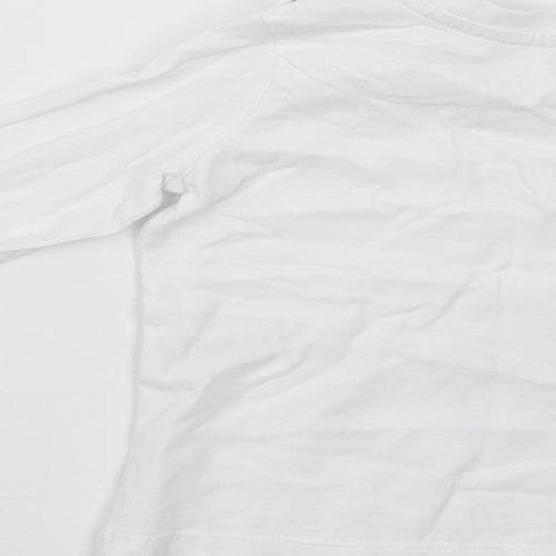George Baby White Geometric  Pullover T-Shirt Size 6-9 Months