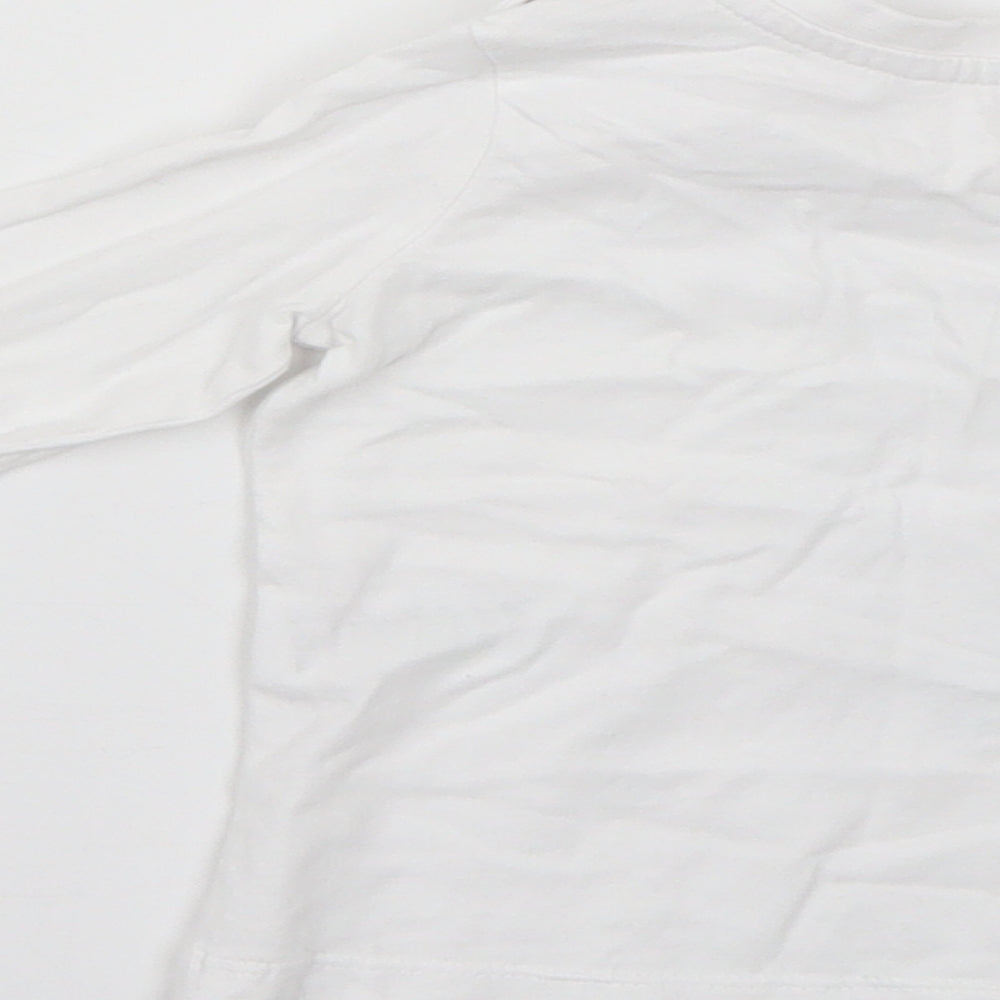 George Baby White Geometric  Pullover T-Shirt Size 6-9 Months