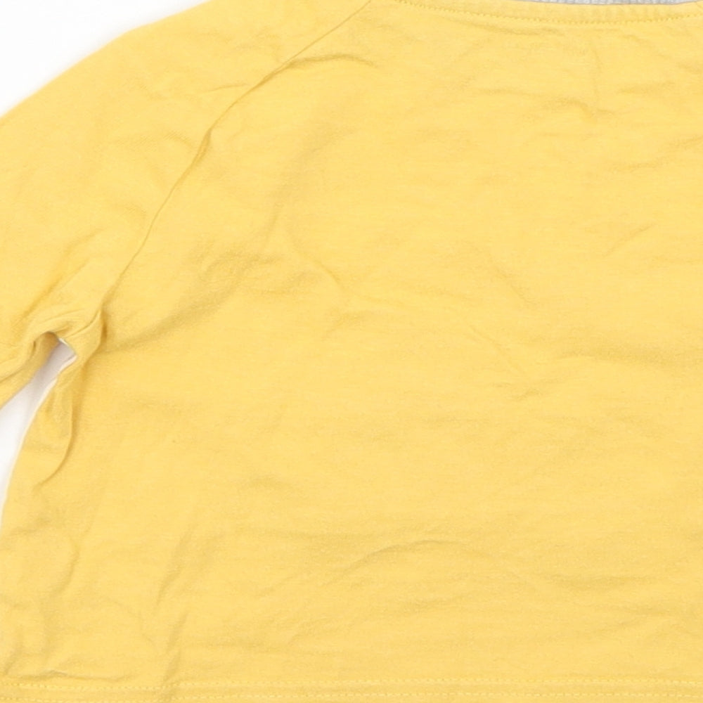 Nutmeg Baby Yellow Geometric  Pullover T-Shirt Size 6-9 Months  - Cars