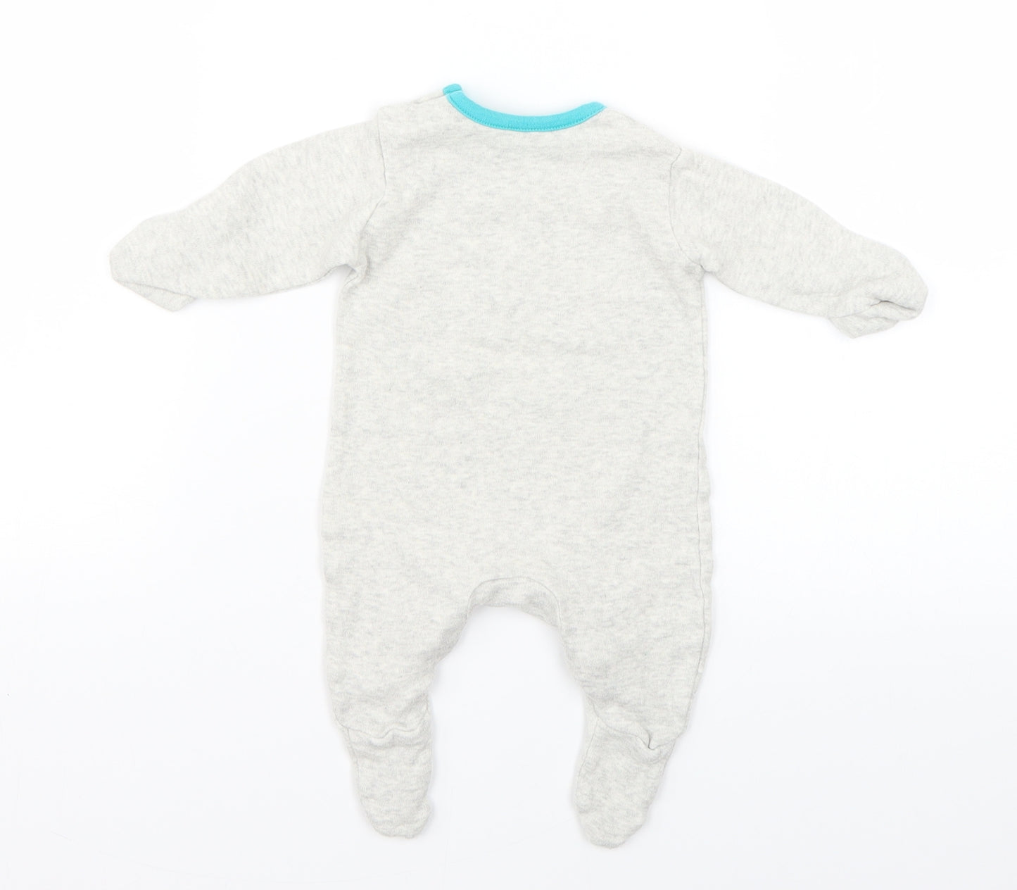 TU Baby Grey Geometric  Babygrow One-Piece Size Newborn