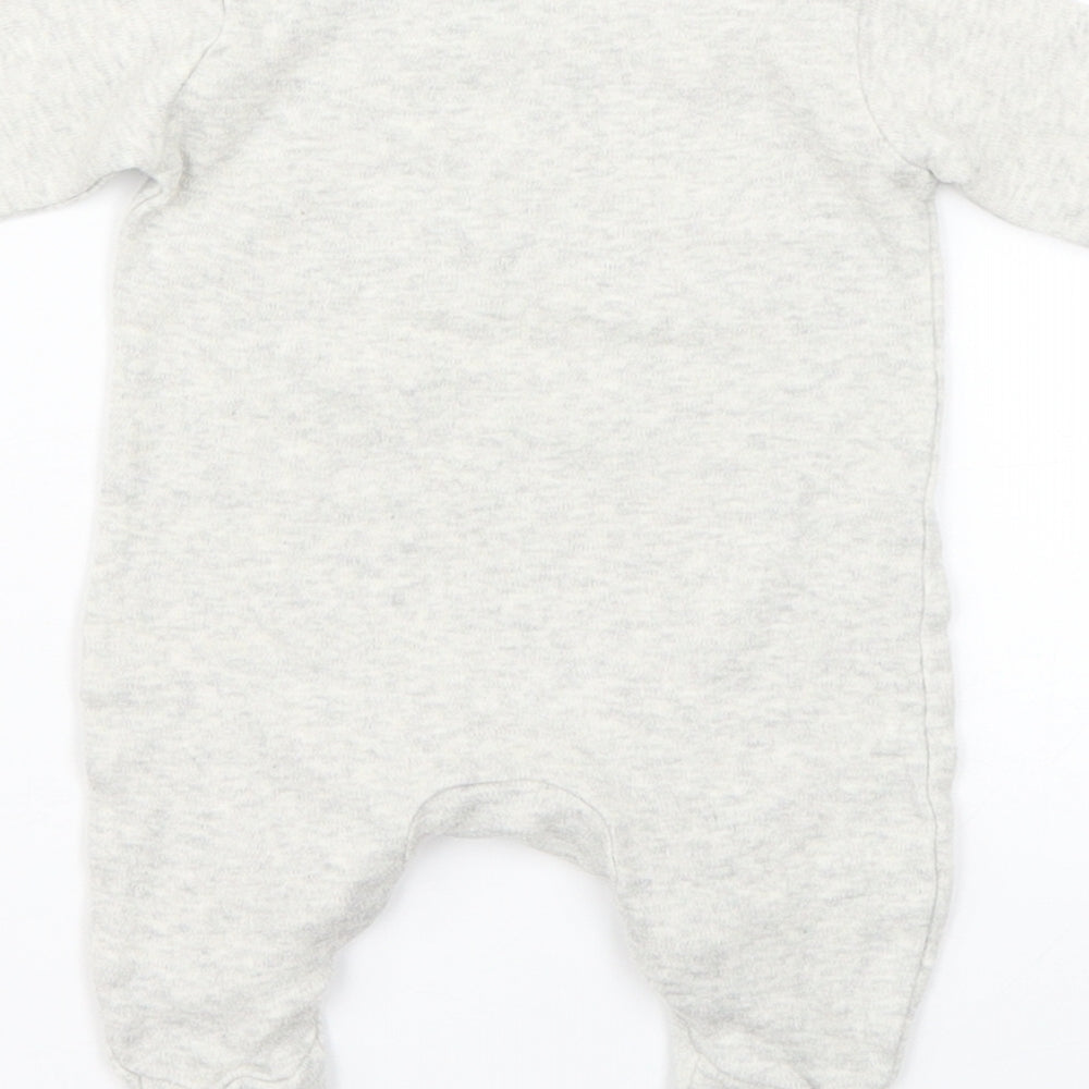 TU Baby Grey Geometric  Babygrow One-Piece Size Newborn