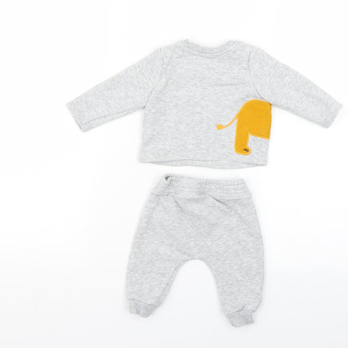 M&Co  Grey Geometric  Trousers Set Outfit/Set Size 0-3 Months