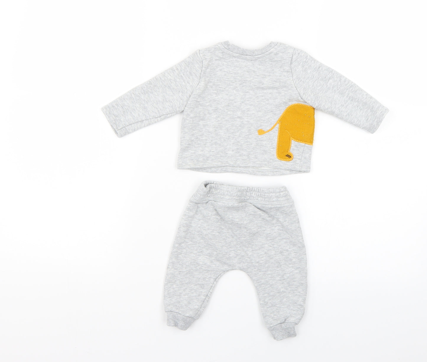 M&Co  Grey Geometric  Trousers Set Outfit/Set Size 0-3 Months