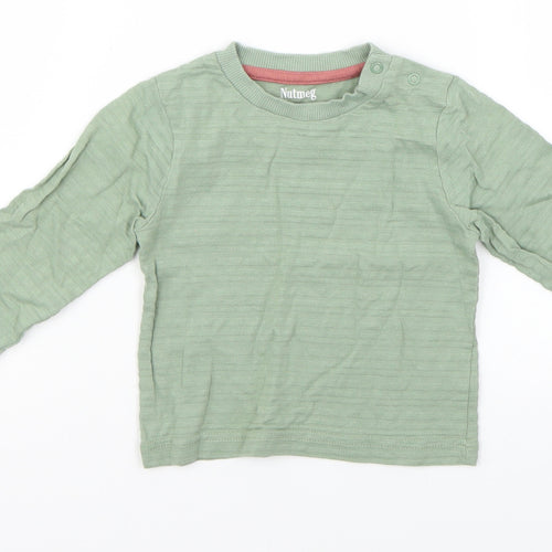 Nutmeg Baby Green   Basic T-Shirt Size 6-9 Months