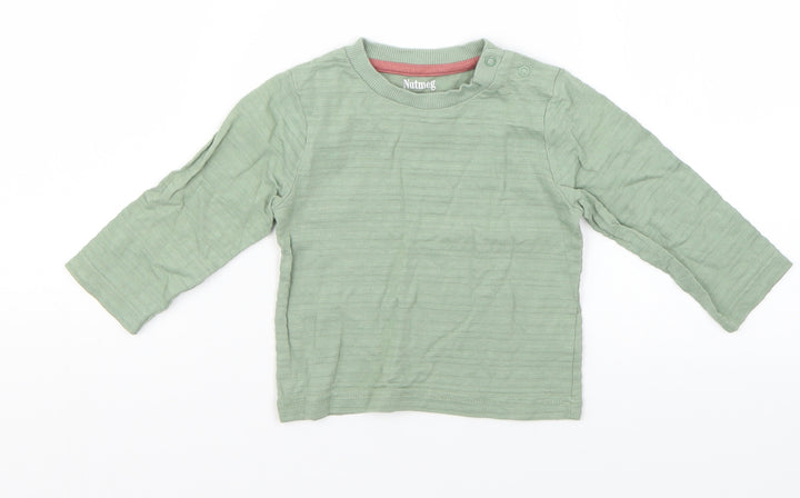 Nutmeg Baby Green Basic T-Shirt Size 6-9 Months