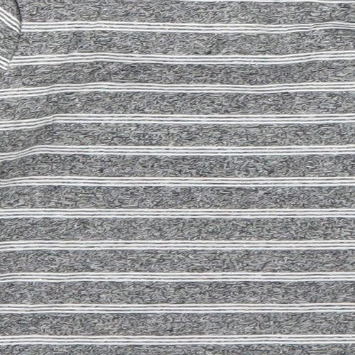 Nutmeg Baby Grey Striped  Basic T-Shirt Size 6-9 Months