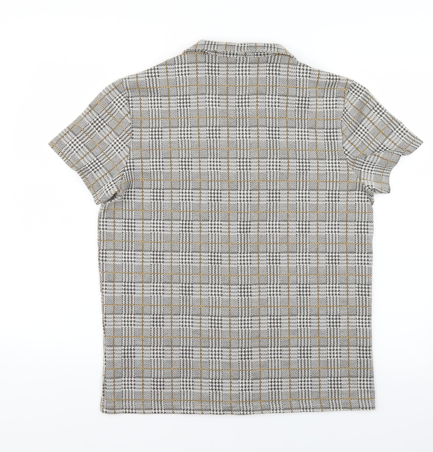 boohoo man Mens Multicoloured Check   Button-Up Size 40