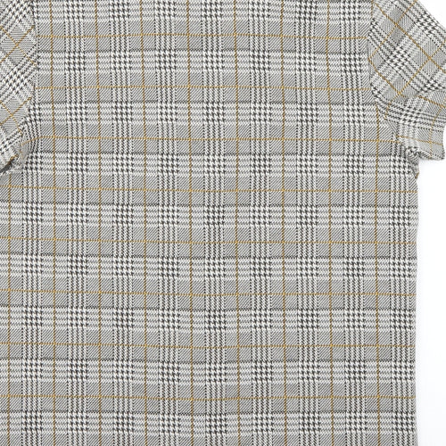 boohoo man Mens Multicoloured Check   Button-Up Size 40