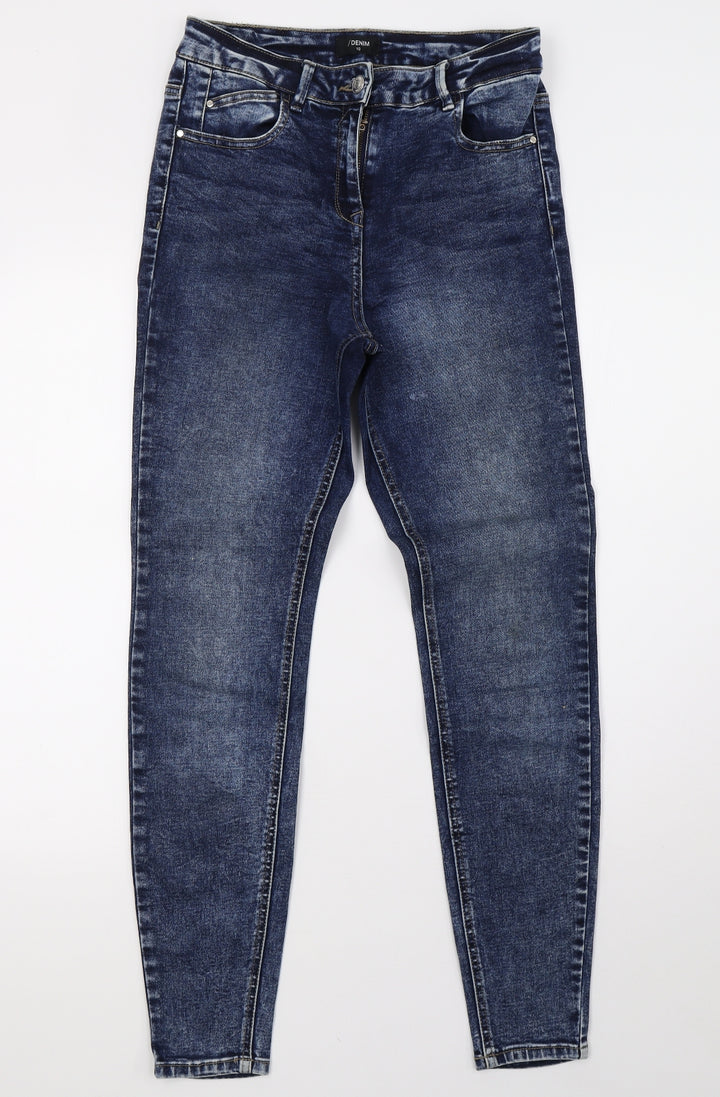 Denim Womens Blue  Denim Skinny Jeans Size 10 L32 in