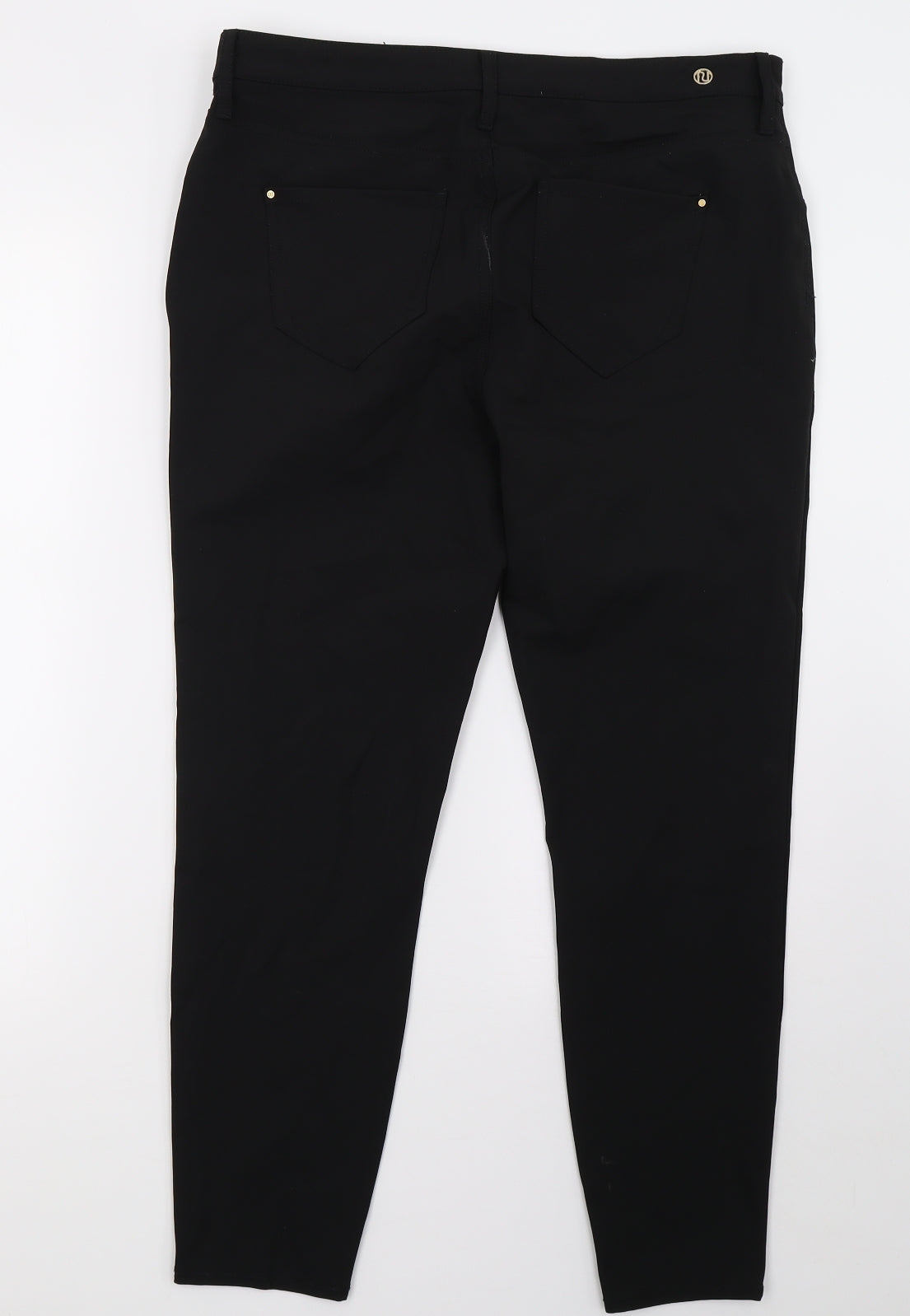 River Island Womens Black  Denim Skinny Jeans Size 16 L28 in