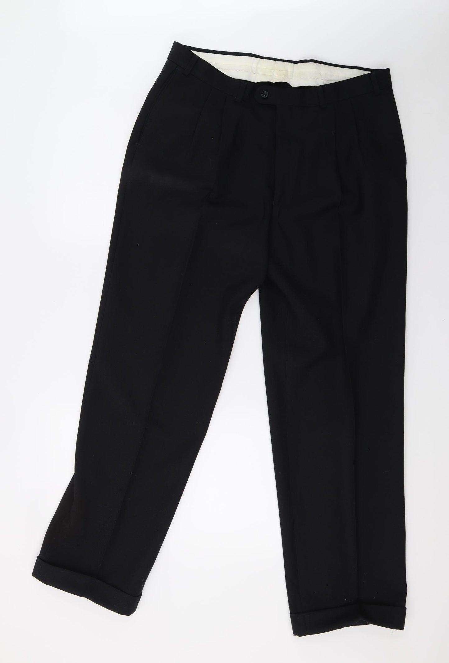 Preworn Mens Black   Trousers  Size XL L32 in