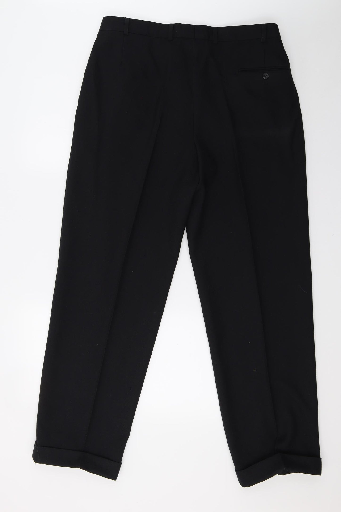 Preworn Mens Black   Trousers  Size XL L32 in