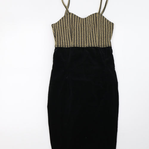 Preworn Womens Gold   A-Line  Size 8