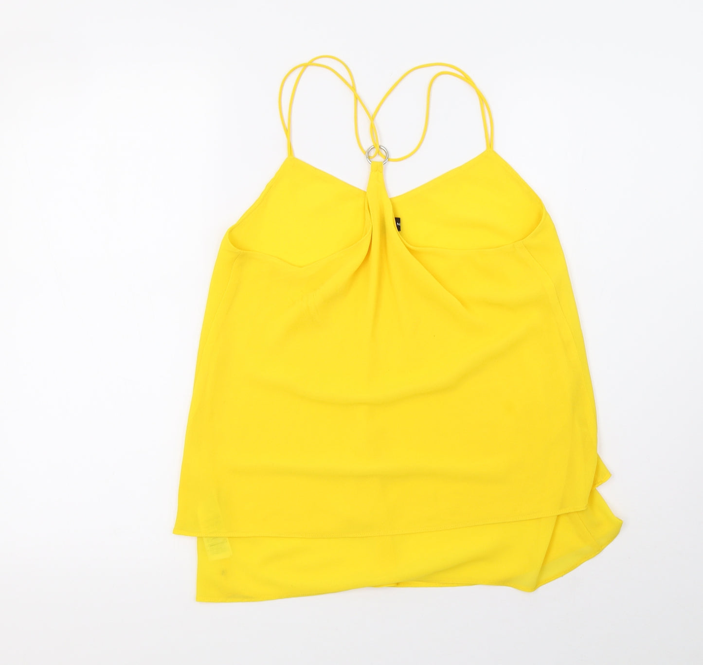 New Look Womens Yellow   Basic Tank Size 10