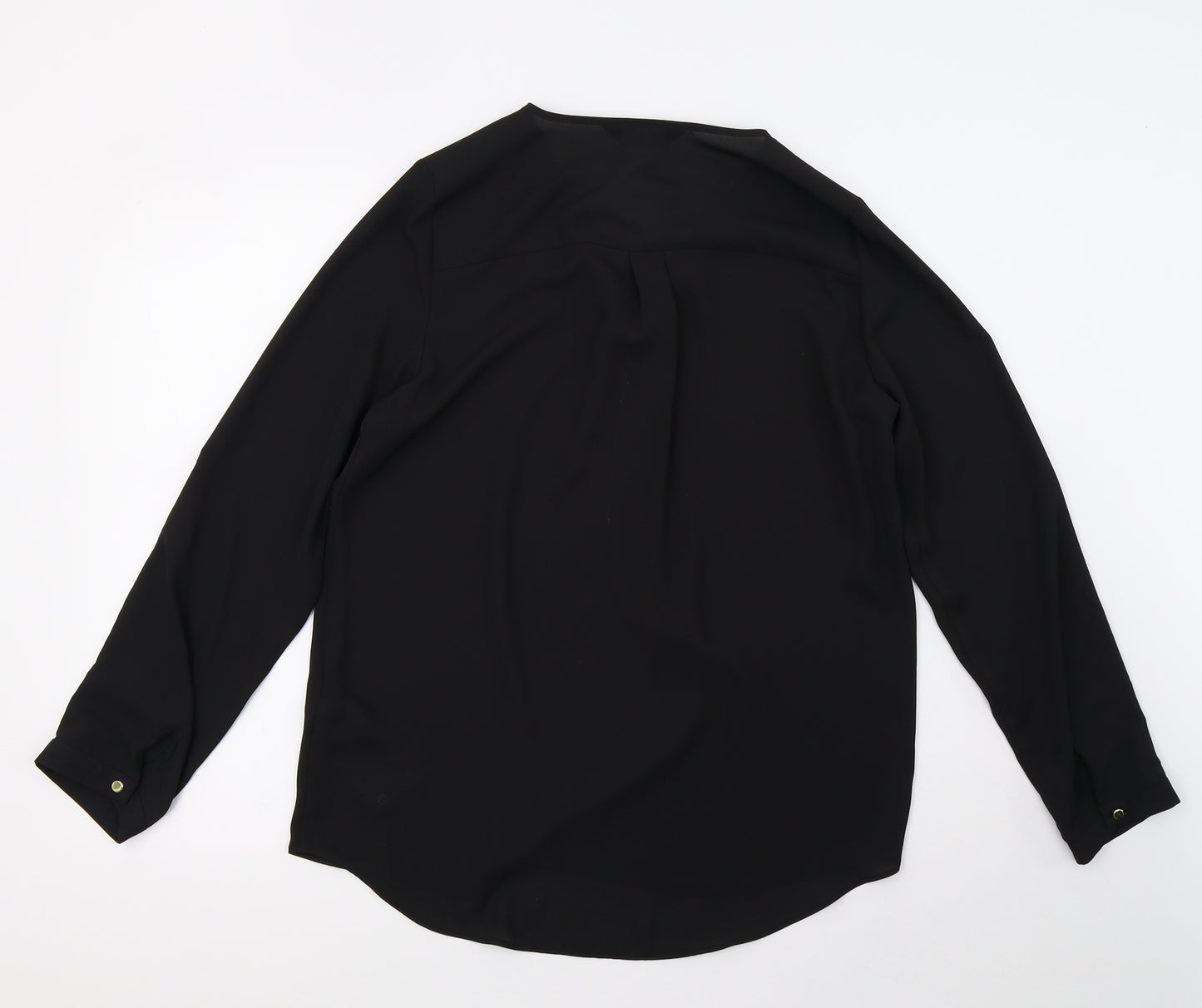 Dorothy Perkins Womens Black  Mesh Basic Blouse Size 12