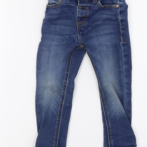 NEXT Girls Blue  Denim Skinny Jeans Size 2 Years