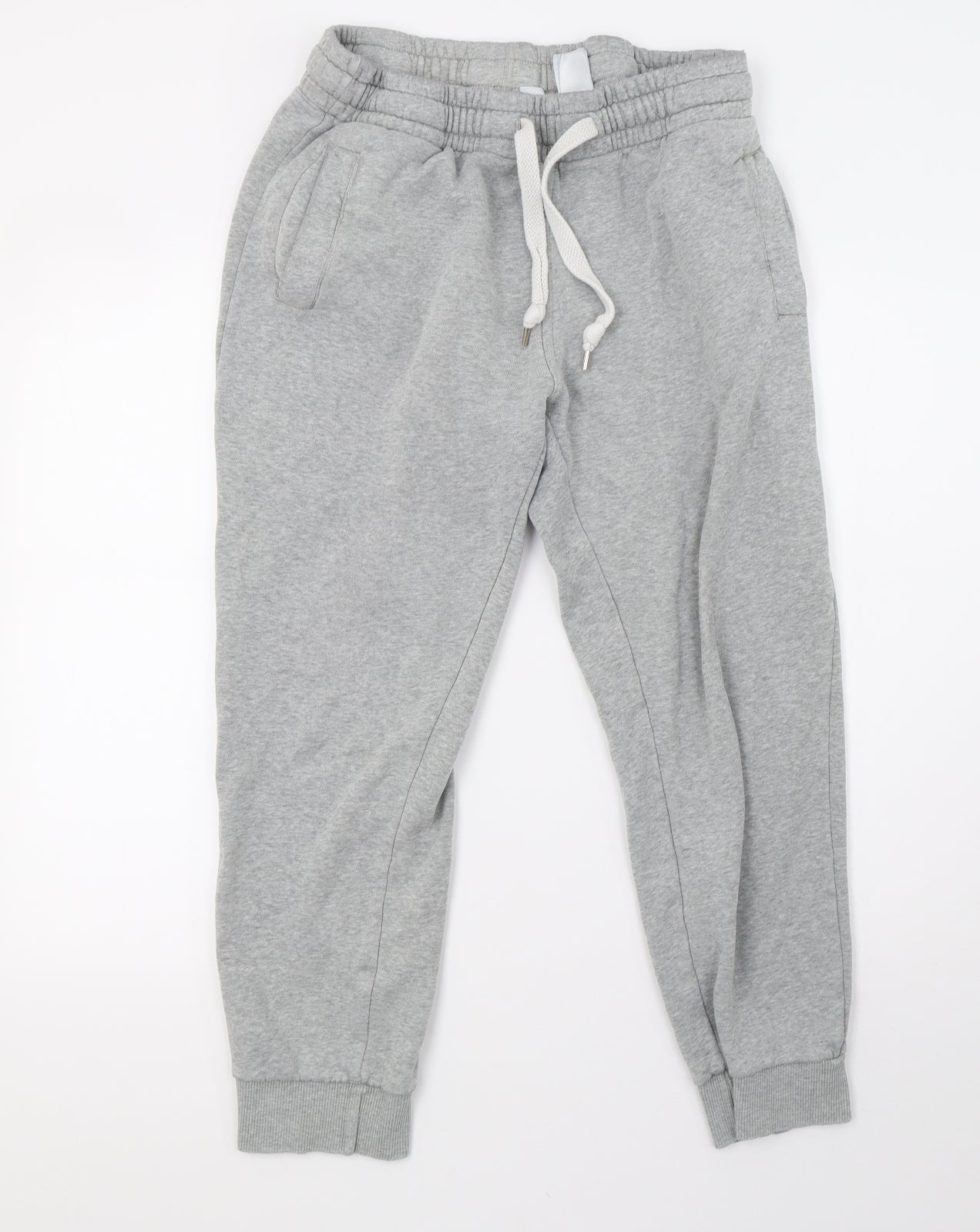 H&M Mens Grey   Jogger Trousers Size L L28 in