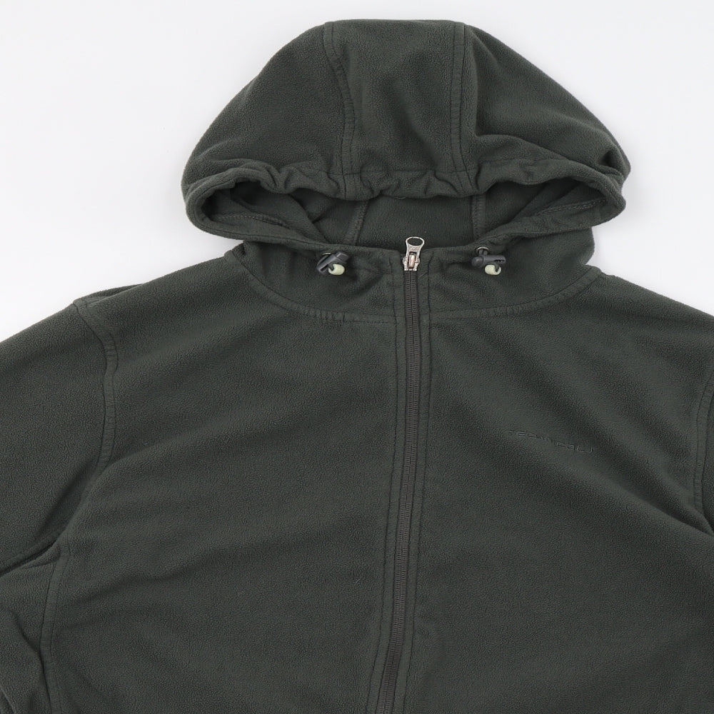 technicals Mens Green  Fleece Full Zip Sweatshirt Size XL