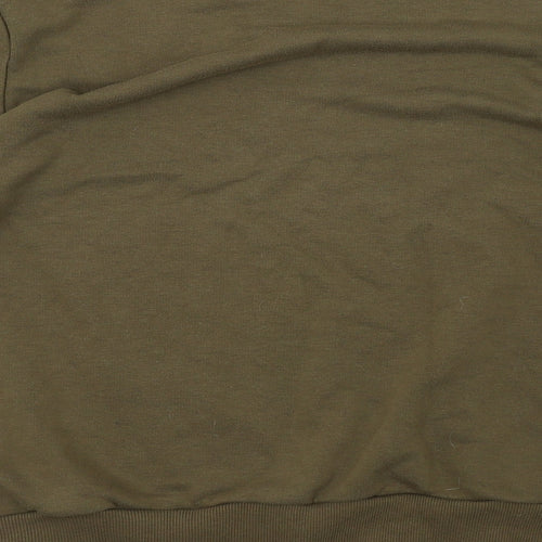 Primark Mens Green  Fleece Pullover Sweatshirt Size L