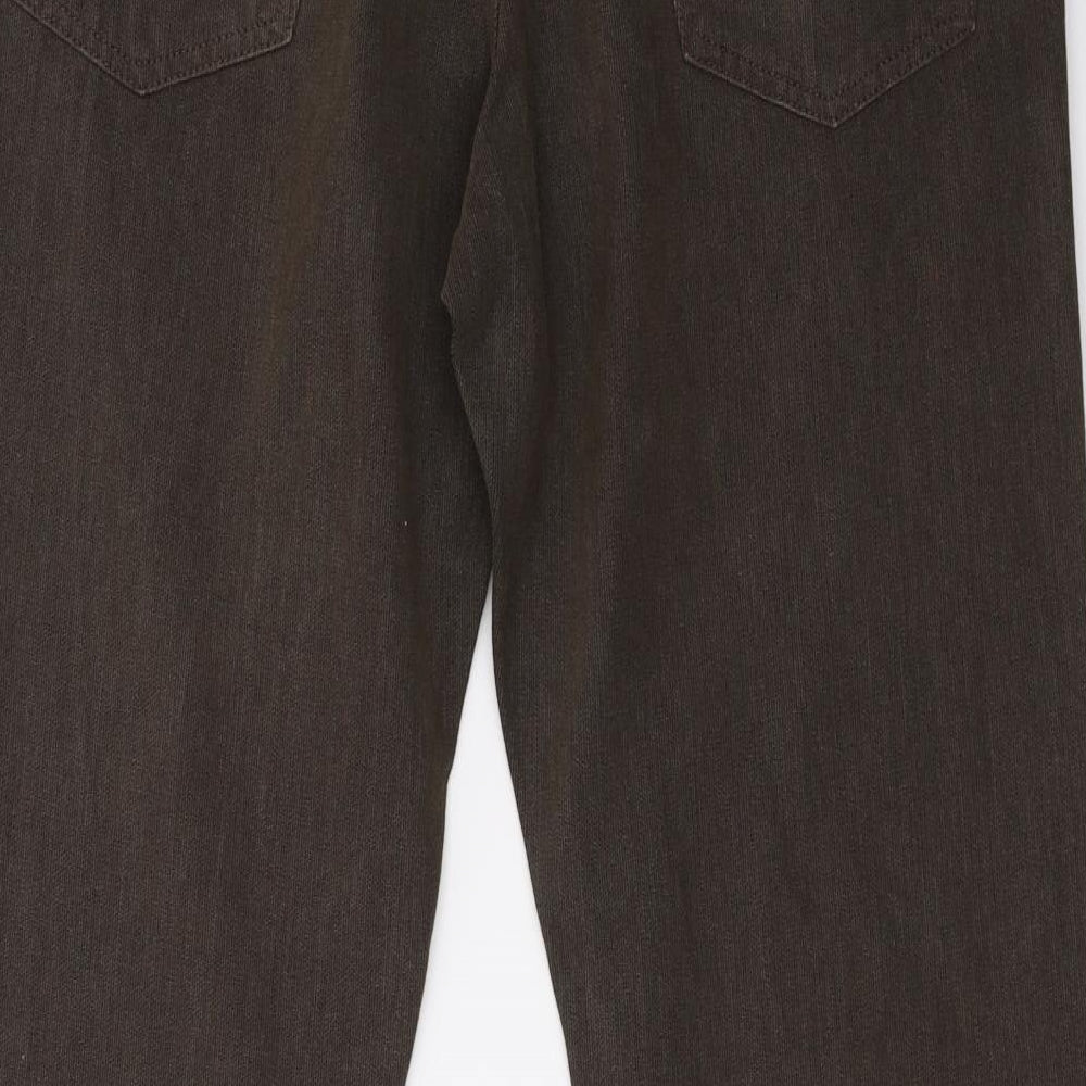Marlboro Classics Mens Brown  Denim Straight Jeans Size 38 L32 in