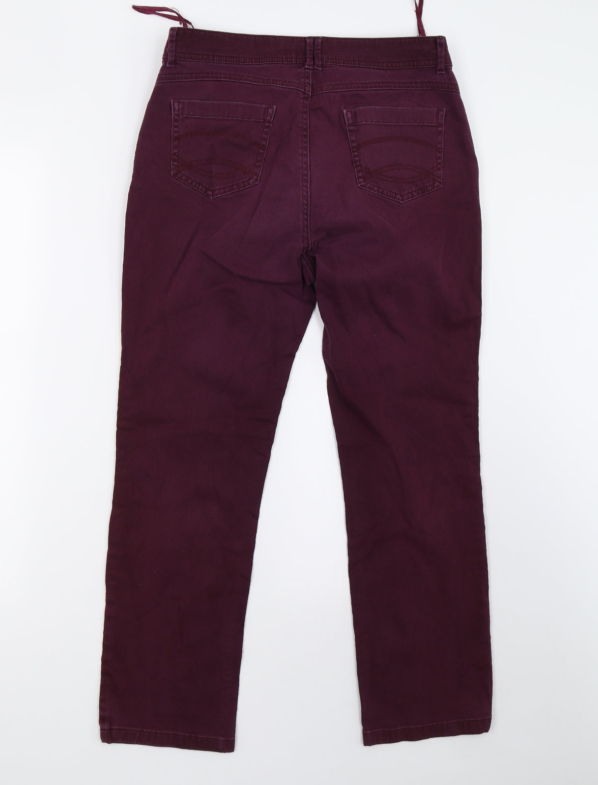 Marks and Spencer Womens Purple  Denim Skinny Jeans Size 10 L27 in - short leg