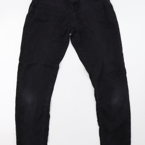 paper & stitch Womens Black  Denim Skinny Jeans Size 10 L30 in