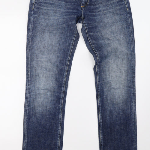 g star Womens Blue  Denim Skinny Jeans Size 14 L32 in