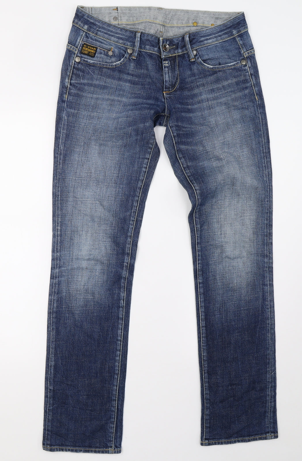 g star Womens Blue  Denim Skinny Jeans Size 14 L32 in
